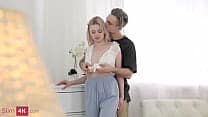 Skinny babe gets ass fucked instead of homework