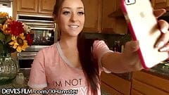 DevilsFilm Babysitter Caught Rubbing one Out