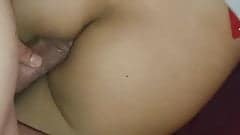 I put the tip of my cock in my teen neighbor’s virgin ass