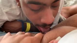 SlimDunkinBBC eat ThaRealNani’s creamy wet pussy while on vaction in mexico