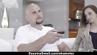 ExxxtraSmall – Hot Teen Stops Time & Fucks Large Cock