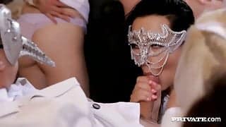 Private’s Babes Get Sticky in a Kinky Fetish Orgy