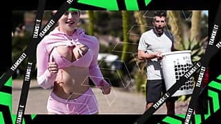 Dad Crush – Perv Stepdad Spies On His Teen Stepdaughters And Makes Them Sit On His Throbbing Cock